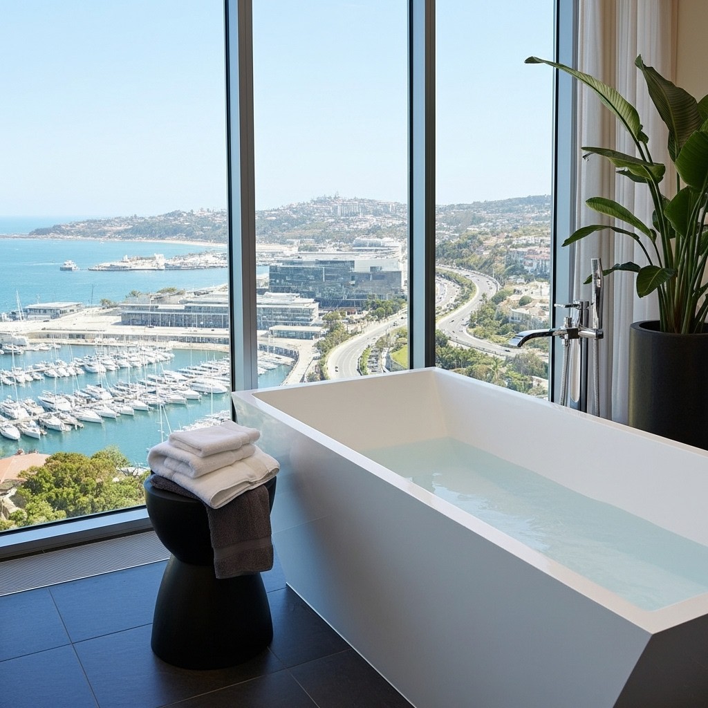Tecla Acrylic Freestanding Bathtub Made in Turkey